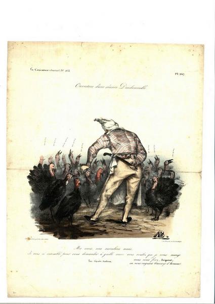 Ouverture d'une séance dindonnelle ; La caricature (n° 165)_0