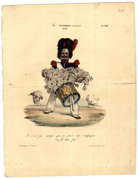 Je n'ai pu atraper que ça pour ma compagnie ; La caricature (n° 96), Becquet, 1832