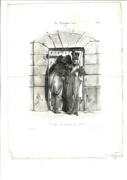 Le cachot sera désormais une vérité ! ; La caricature (n° 70), Delaporte, 1832