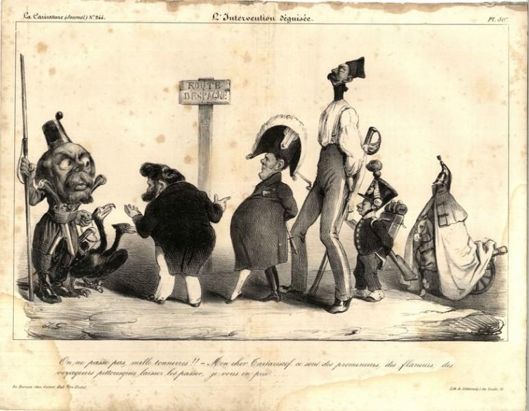 L'intervention déguisée ; La caricature (n° 244)_0
