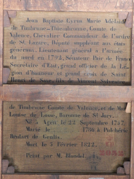Jean Baptiste Cyrus Marie Adélaïde de Timbrune-Thiembronne, comte de Valence_1