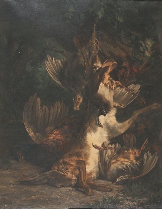 Nature morte de gibier, Auguste Constantin
