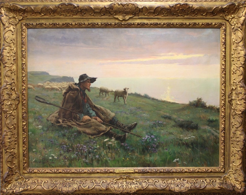 Berger sur la falaise, Louis Le Poittevin