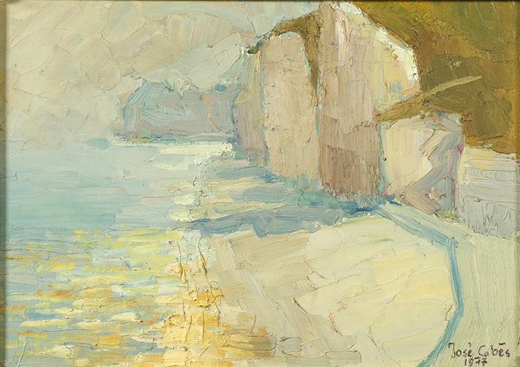 Étretat, la porte d’amont, José Cabes, 1977