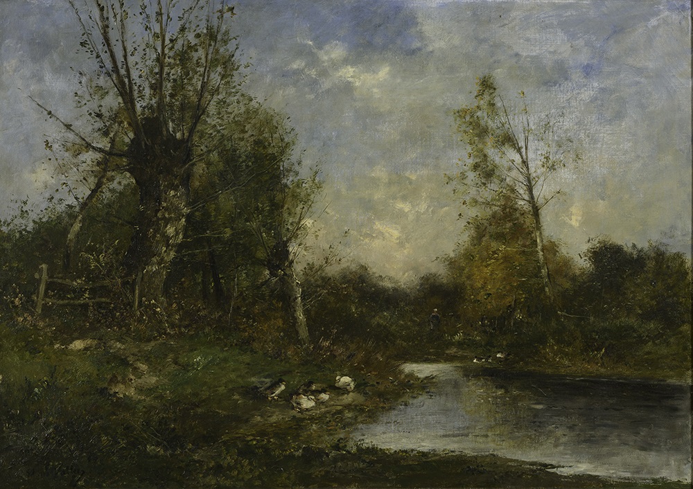 Paysage à l'étang_0