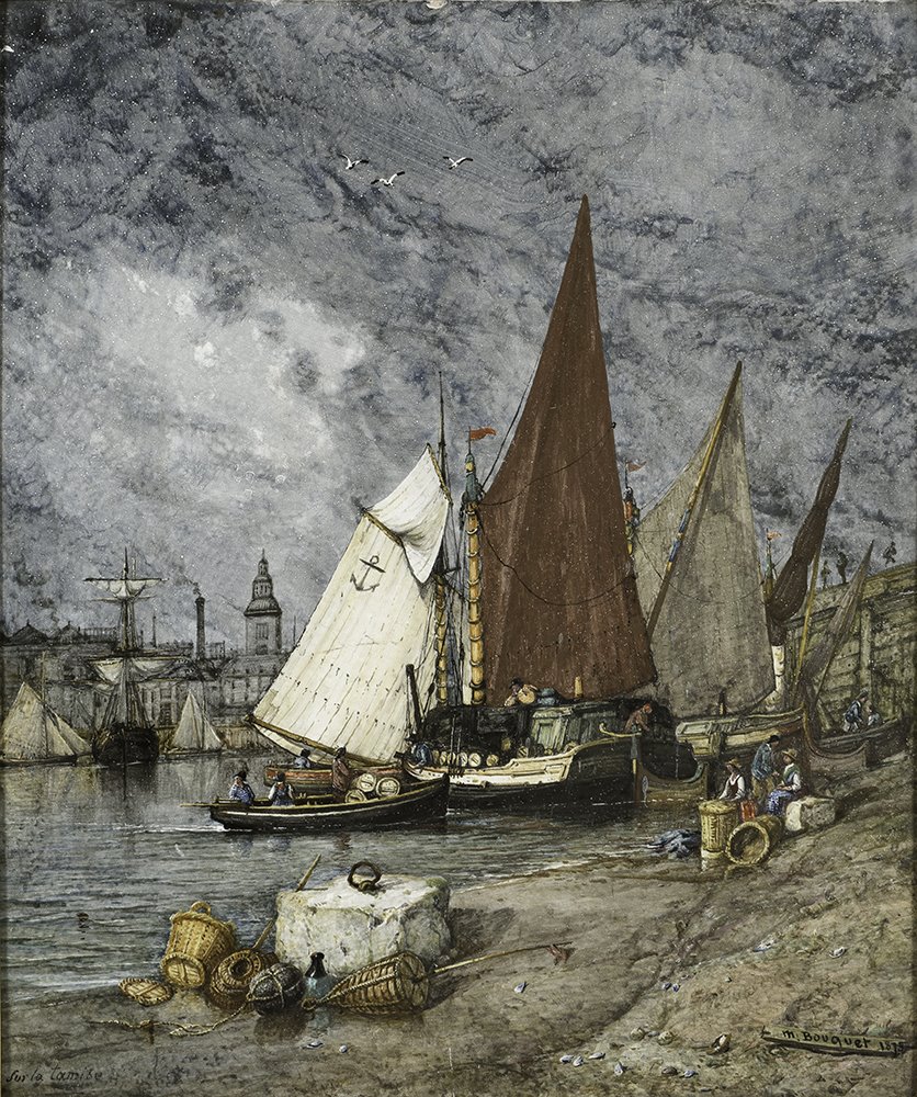 Sur la Tamise, Michel Bouquet, 1873