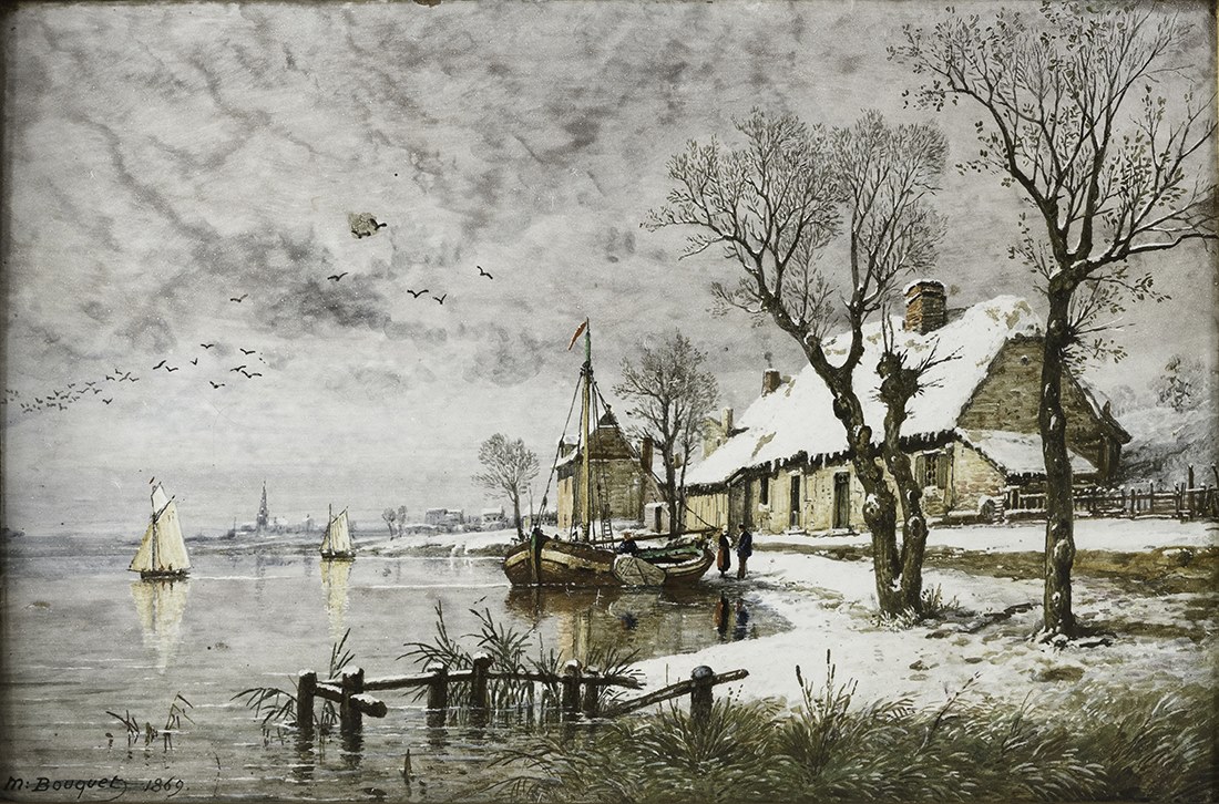 Sous la neige, Michel Bouquet, 1869