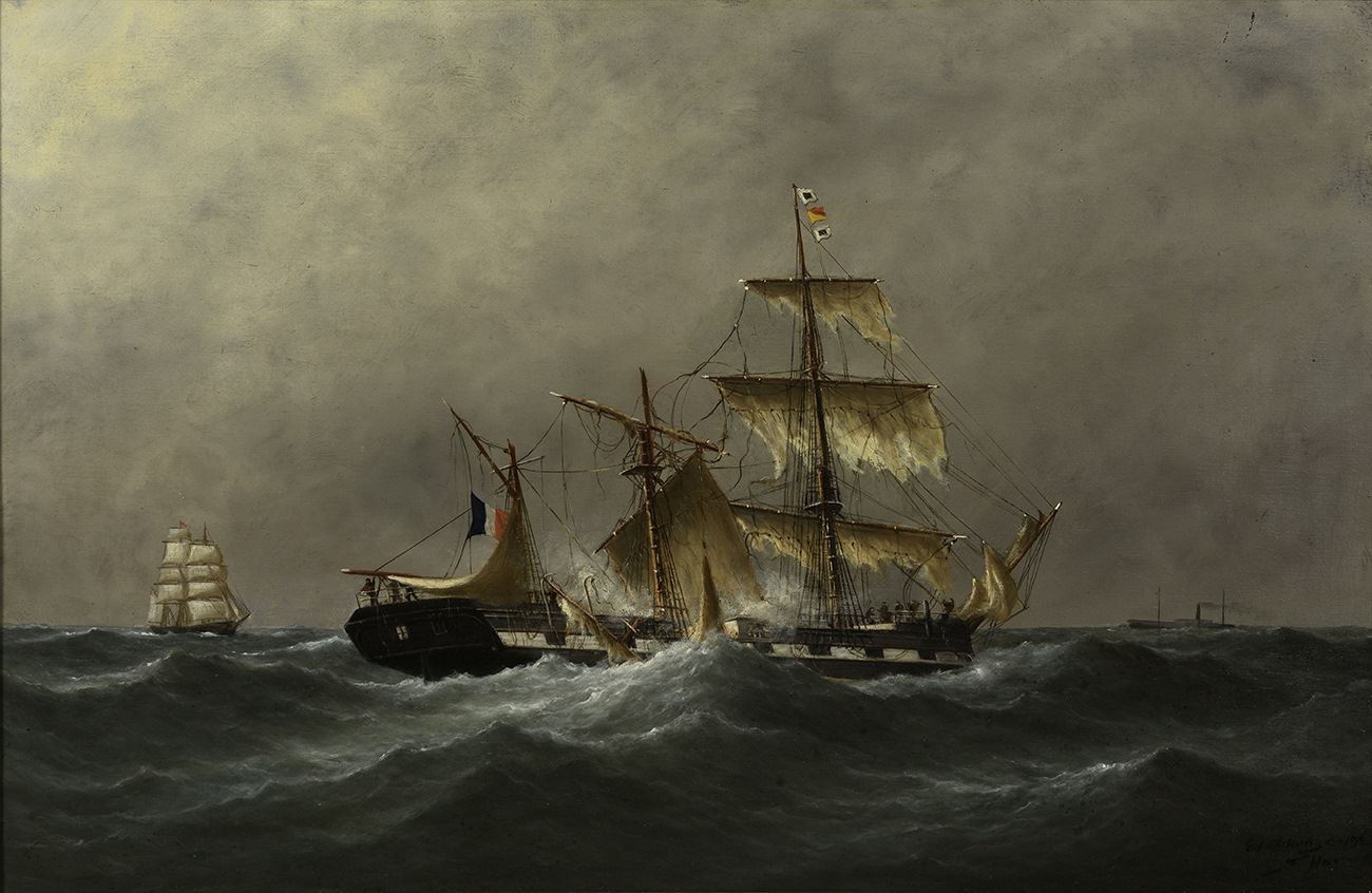 En détresse, Édouard Adam, 1923