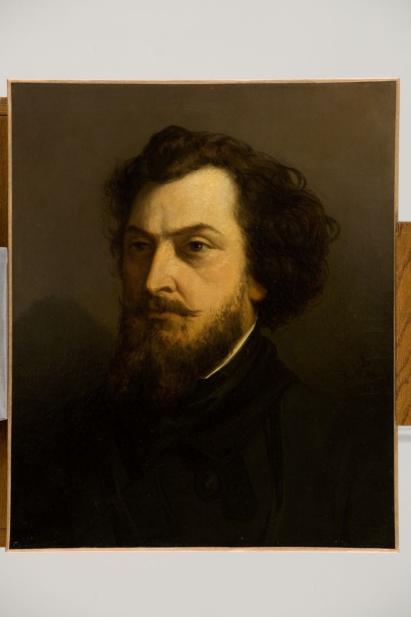 Portrait de Paul Vasselin, Pierre-Emile Berthélémy, 1849