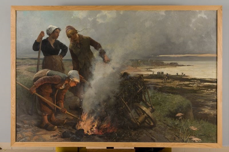 Les brûleuses de varech, Pierre Marie Beyle, 1884
