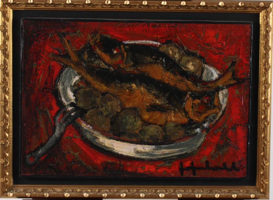 Nature morte aux harengs, Jef Friboulet, 1954