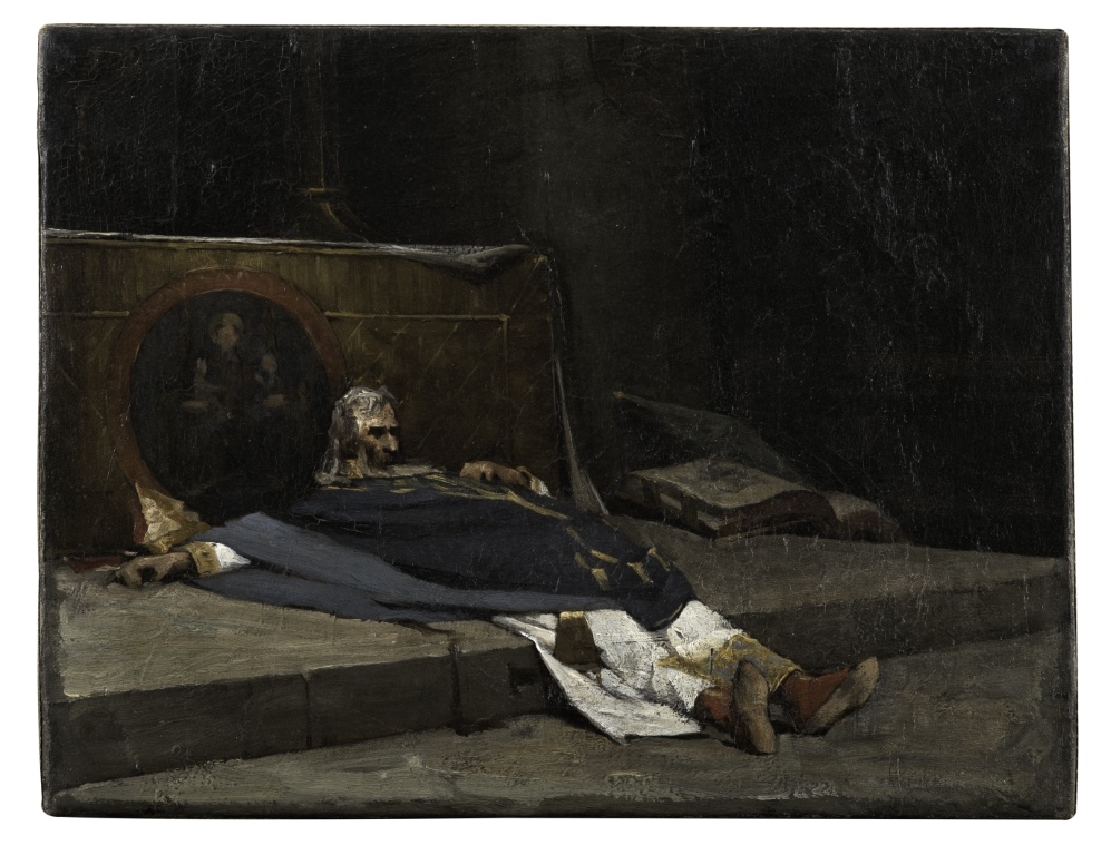 Le meurtre de Saint Thomas Becket ; Étude, Albert Pierre Dawant, 1879 (vers)