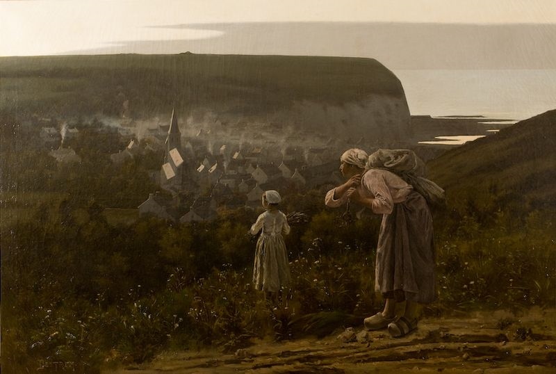 La fin du jour, Casimir Destrem, 1885 (vers)