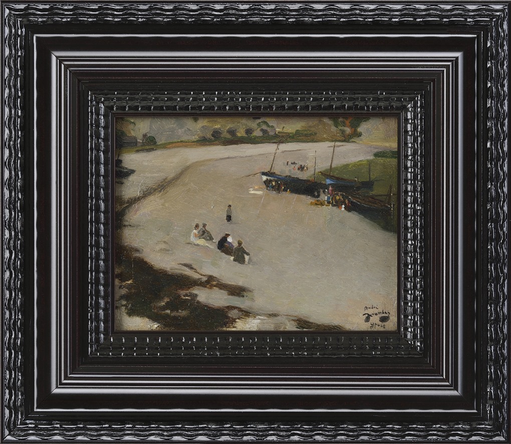 Plage d'Yport, André Devambez, 1939 (vers)