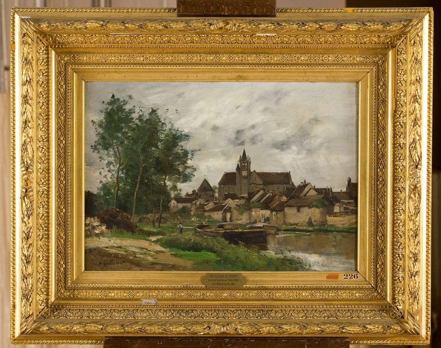 Le village de Moret, Antoine Guillemet, 1876