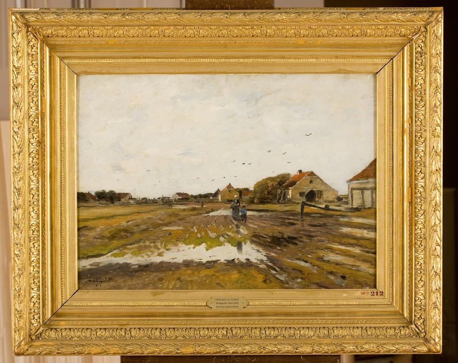 Paysage d'hiver en Scanie, Wilhelm Von Gegerfelt, 1880 (vers)
