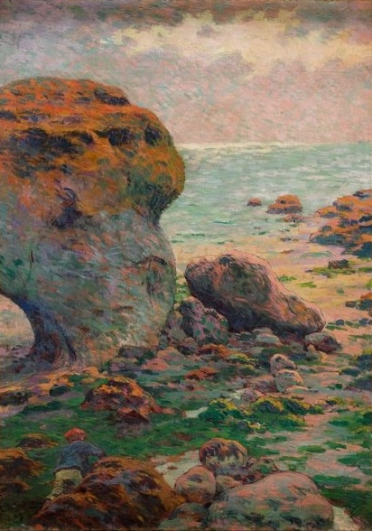 Rochers à Yport, Claude-Émile Schuffenecker, 1889