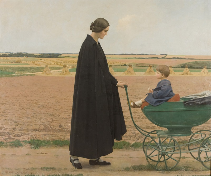L'épouse en deuil, Jean-Pierre Laurens, 1922