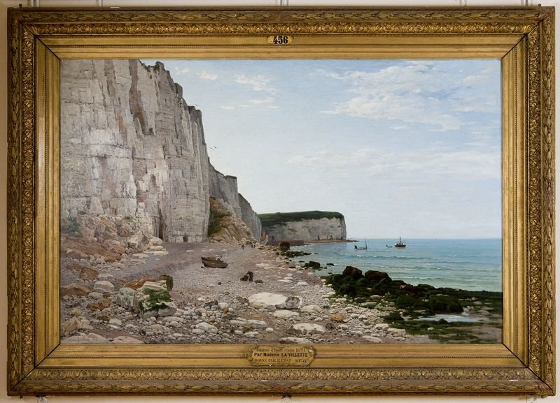 Falaises d'Yport, Elodie La Villette, 1877