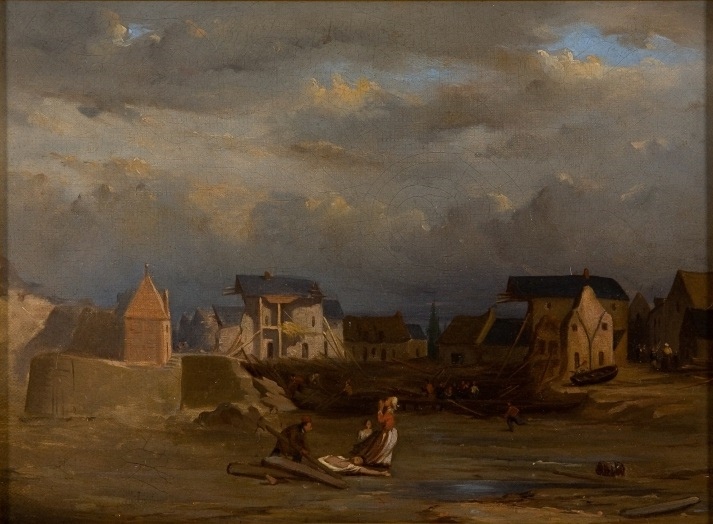 L'inondation d'Yport le 24 septembre 1842, Pierre Émile Berthélémy, 1842