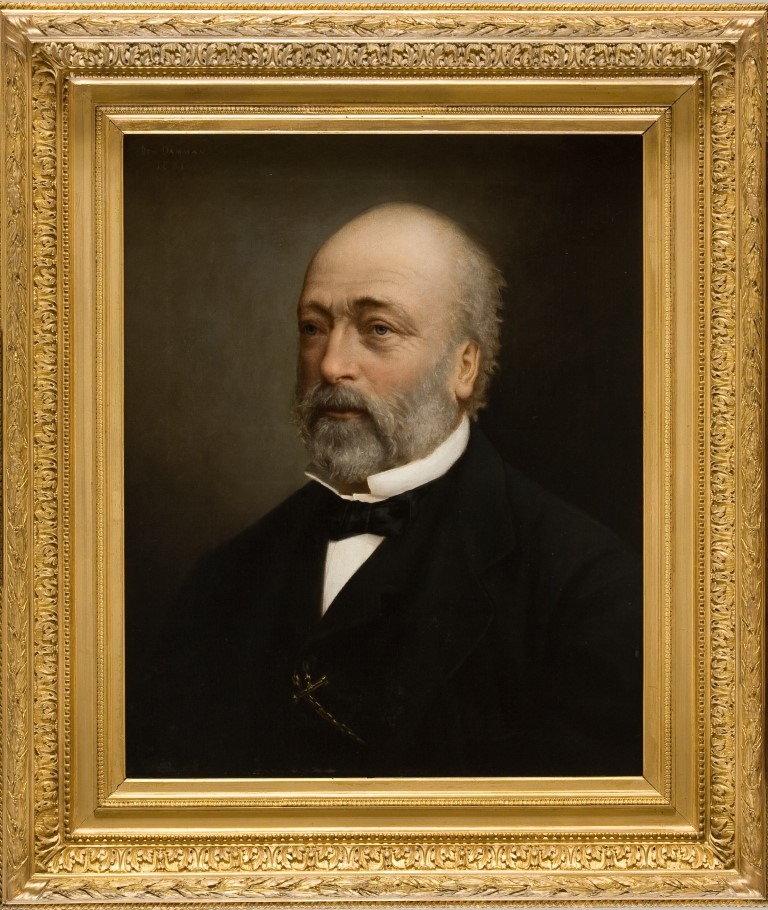Portrait de l'armateur Hippolyte Chédru, Benjamin Louis Auguste Damman, 1880