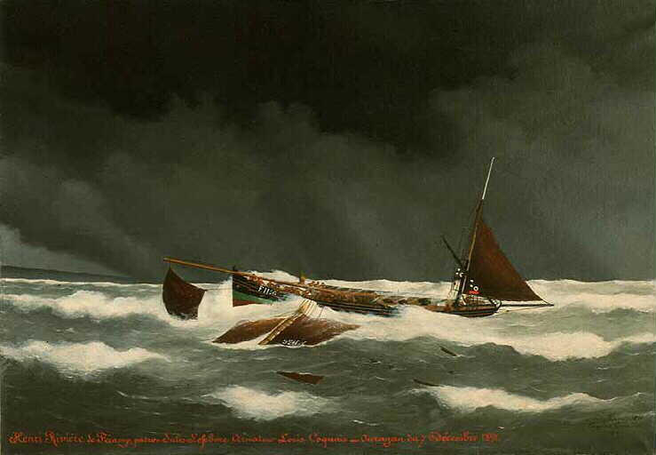 Ouragan du 7 décembre 1891, dundee Henri Rivière_0