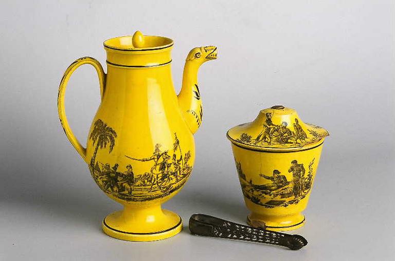 Cafetière (historiée, zoomorphe), couvercle_0