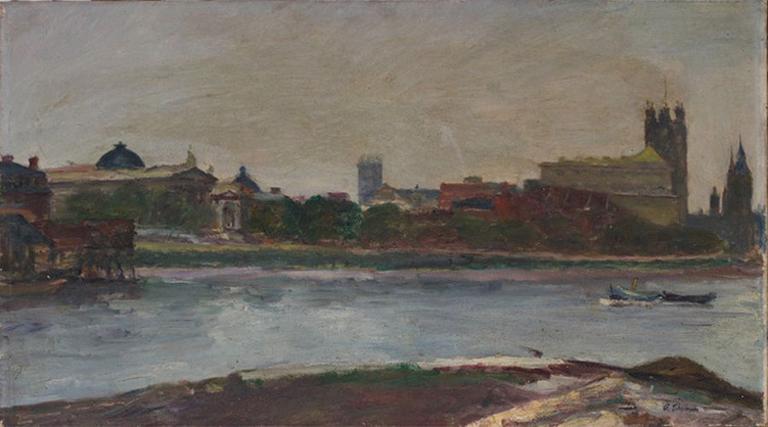 Paysage de Londres (La Tamise)_0