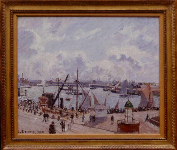 L'avant-port du Havre. Matin. Soleil. Marée montante_0