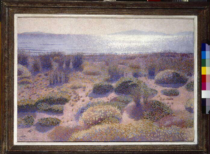 Plage de la Vignasse, les Iles d'Or, Henri-Edmond Cross, 1891 vers