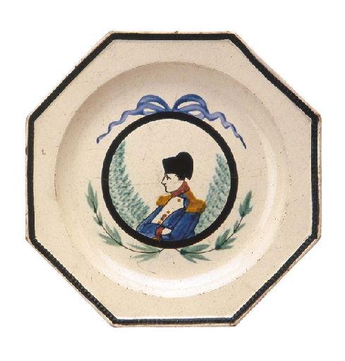 Assiette (octogonale, historiée)_0