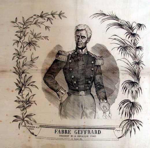 Fabre Geffrard, Président de la République d'Haïti. Le 15 janvier 1859_0