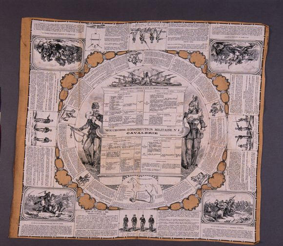 Mouchoir d' instruction militaire n° 4 / Cavalerie (titre inscrit)_0