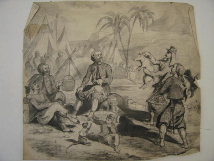Le camp français en Kabylie_0
