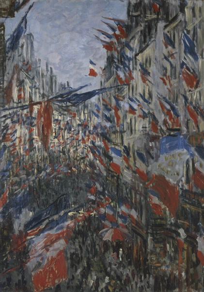 Rue Saint Denis, fête du 30 juin 1878 (titre moderne) ; la rue Montorgueil pavoisée (Ancien titre mentionné dans les cat.1911, 1967, 1978)_0