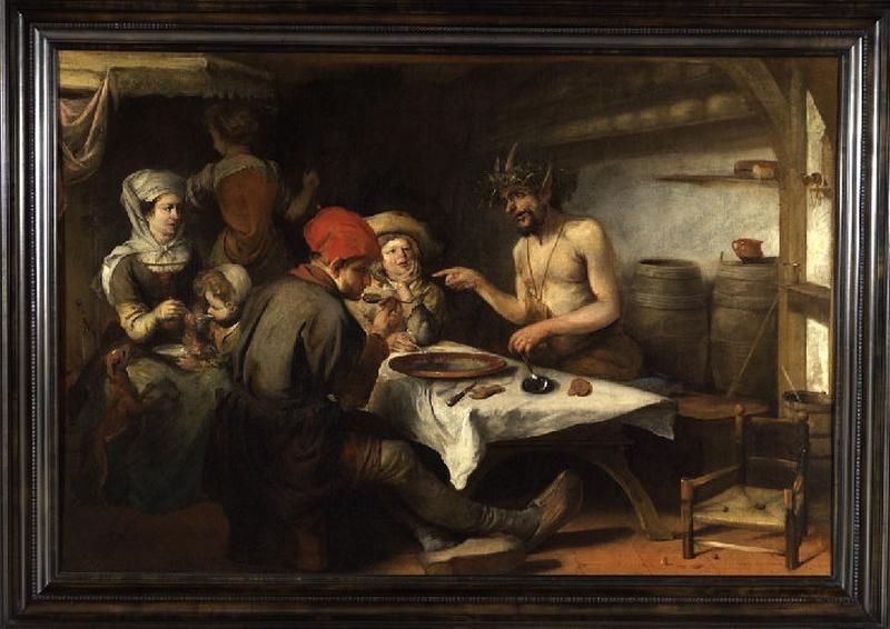 Le satyre et les paysans_0