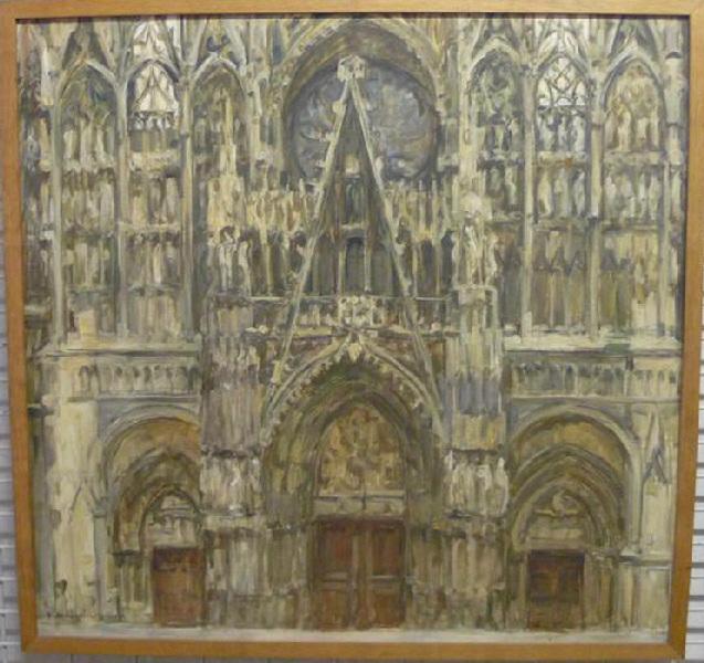 Façade de la cathédrale de Rouen. 2ème étude, Germain David-Nillet, 1909