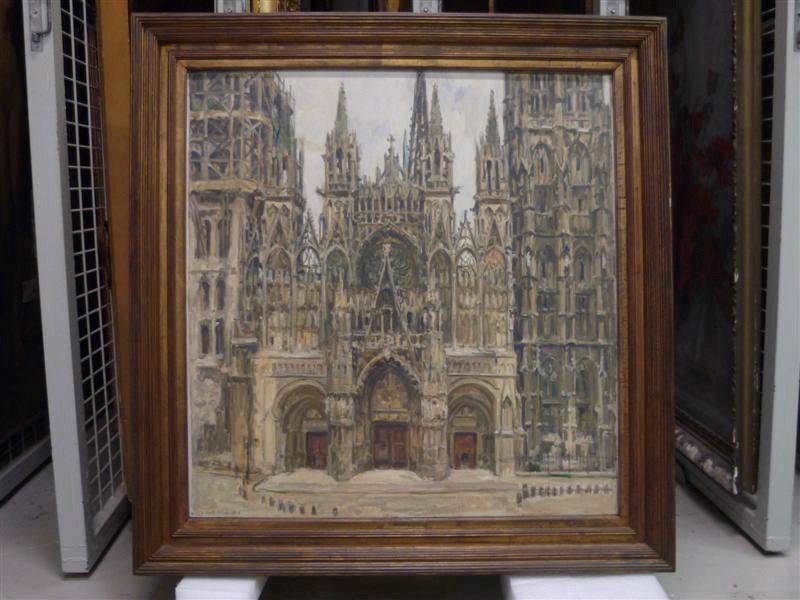 Façade de la cathédrale de Rouen, 1ère étude, Germain David-Nillet, 1909