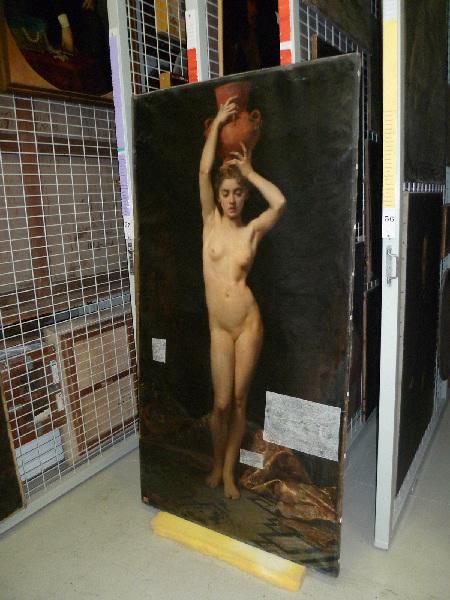 Etude de jeune fille nue, Guillaume Dubufe, 1909 /03 /28