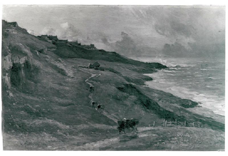 Les rochers d'Equihen, Antoine Guillemet, 1910