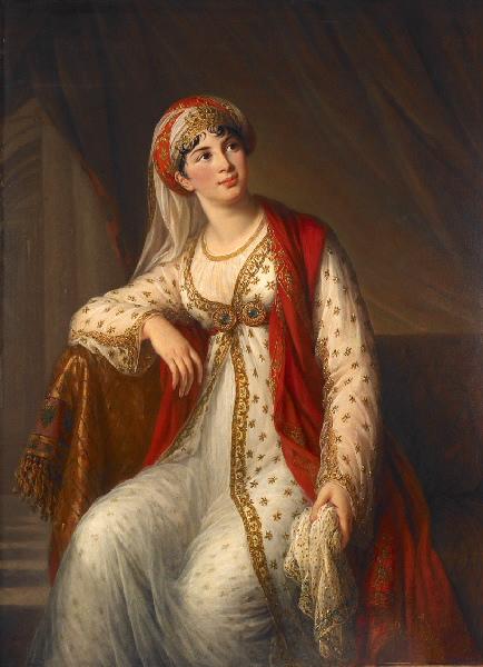 Portrait de Mme Grassini dans le rôle de Zaïre (gravé en 1806 par Reynolds)_0