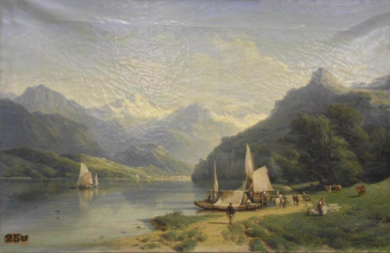 Paysage, Charles Kuwasseg, 1904 avant