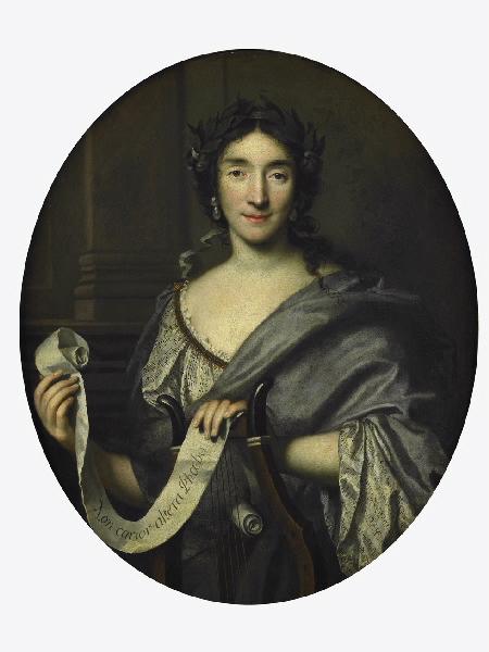 Portrait de musicienne, Elisabeth Sophie Cheron, 17e siècle
