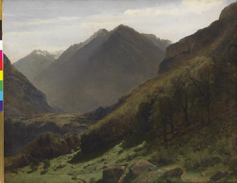 Etude de montagne, Alexandre Calame, 1864