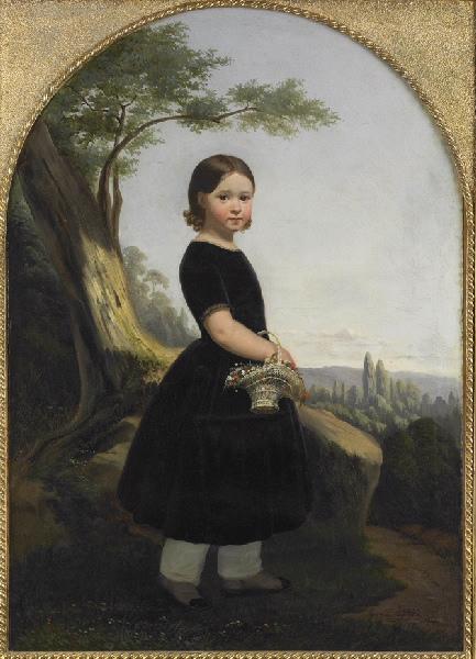 Portrait d'Esther Debost, Jean Raymond Hippolyte Lazerges, 1843