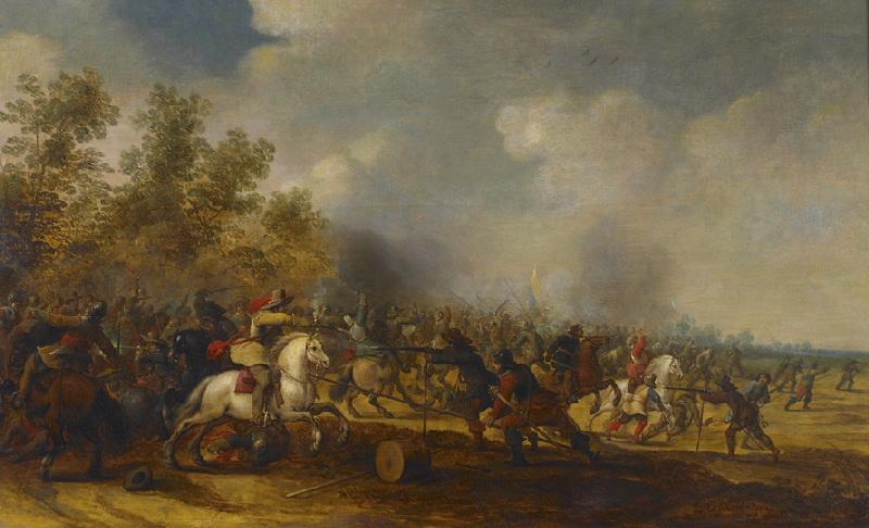 Charge de cavalerie, Pieter Meulener, 1645