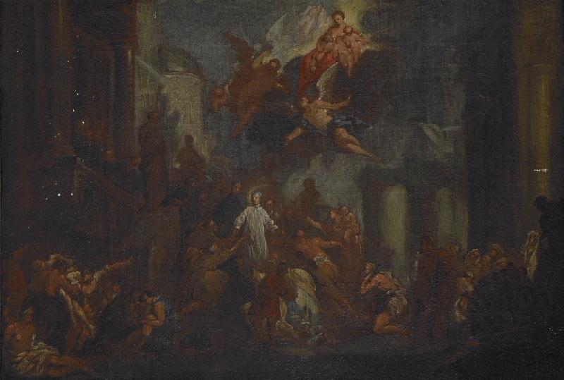 La charite de saint Laurent Giustiniani, Gregorio Lazzarini, 1691