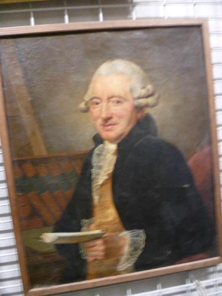 Portrait de Jean Baptiste Descamps, Louis Landry, 1793
