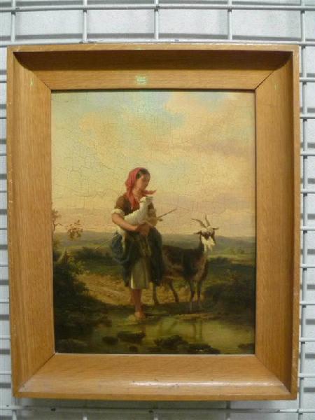 Une chevrière, Émile Lassalle, 1871