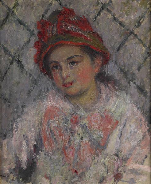 Portrait de Blanche Hoschedé à 14 ans (titre moderne) ; Blanche Hoschede-Monet enfant (titre ancien)_0